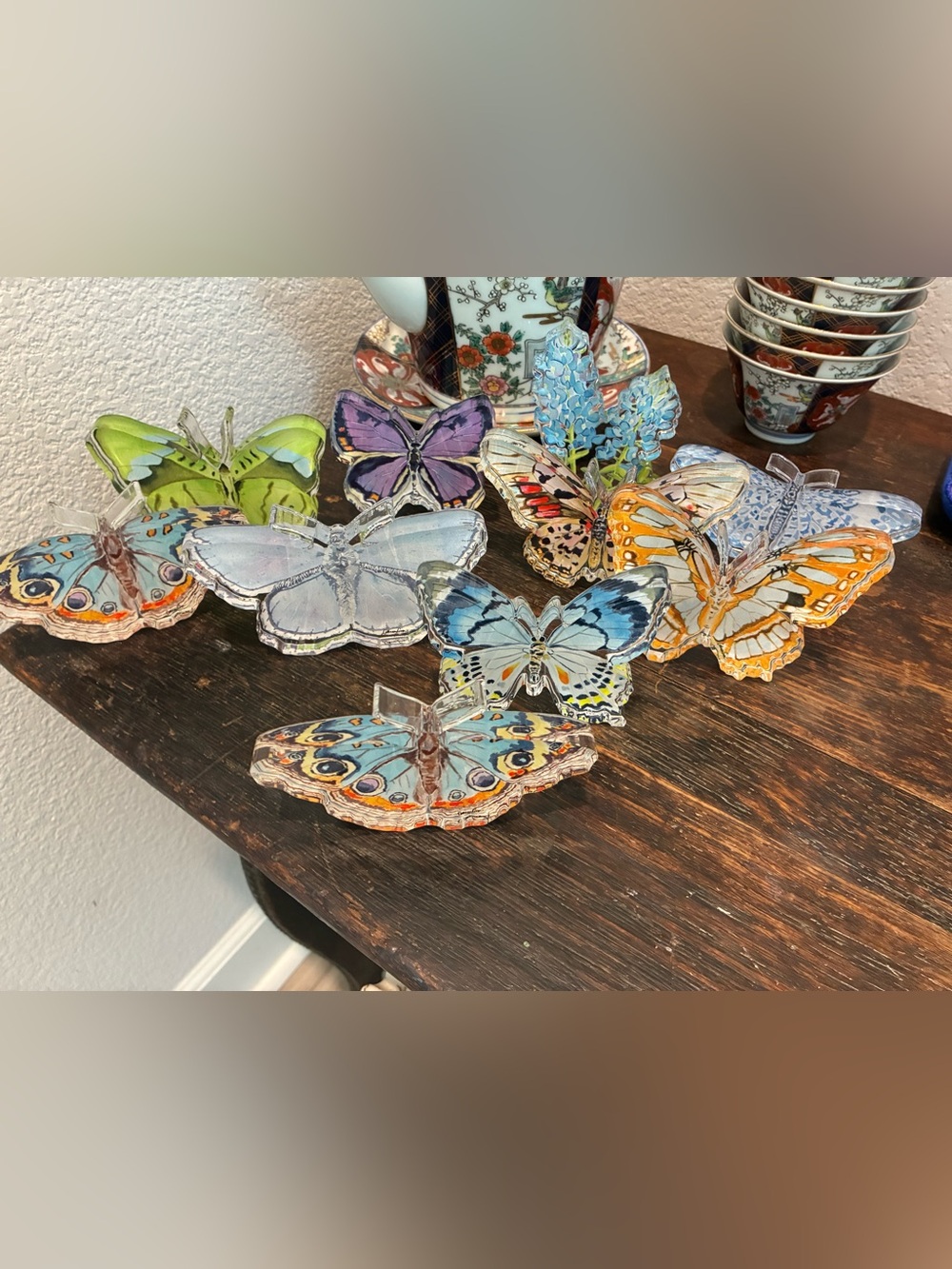 Decorative Assorted Color Butterfly Table Accents - Home Accents